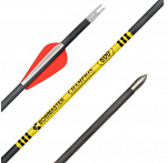 Карбоновая стрела для лука Bowmaster Champion 700, оперение 1,75’’ Streamline