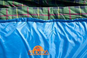 Спальный мешок Alexika Tundra Plus Синий левый
