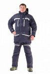 Зимний костюм для рыбалки и охоты «Cоболь» -45 (Таслан, Синий) GRAYLING