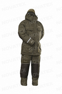 Зимний костюм для охоты и рыбалки «Камчатка» -45 (Таслан, Хаки) GRAYLING