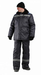 Зимний костюм для работы URSUS Строитель" СОП 50мм тёмно-синий, -25°C"