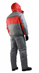Зимний костюм для работы URSUS Стим-Ямал" серый с красным -25°C"