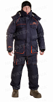 Зимний костюм для охоты и рыбалки «Камчатка» -45 (Таслан, Синий-оранж) GRAYLING