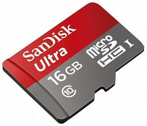 SanDisk micro SDHC 16Gb Class 10