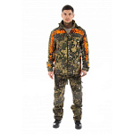 Осенний костюм для охоты и рыбалки TRITON Хамелеон -5 (СофтШелл, зеленый)