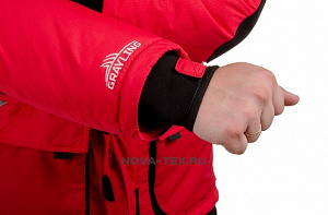 Зимний рыболовный костюм «Армада» -45 (Таслан, Красный) GRAYLING