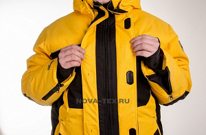 Зимний костюм для охоты и рыбалки «Кайт» -35 (Кошачий глаз, Черно-желтый) PAYER
