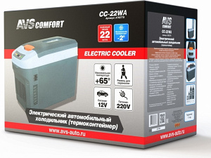 Термоэлектрический автохолодильник AVS CC-22WA 22л (22л, 12/220В)