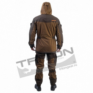 Осенний костюм для охоты и рыбалки TRITON Горка -5 (Твил, коричневый)