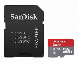 SanDisk micro SDHC 16Gb Class 10