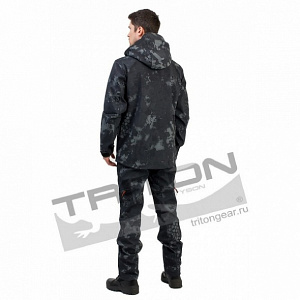Летний костюм для охоты и рыбалки TRITON Triton Pro (СофтШелл, серый-черный)