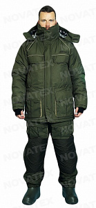 Зимний костюм для охоты и рыбалки «Камчатка» -45 (Таслан, Хаки) GRAYLING