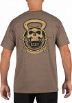 Футболка 5.11 Tactical 5.11 RECON SKULL KETTLE Brown Heather (128)