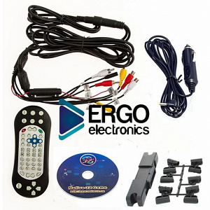 Навесной монитор на подголовник 10" и встроенным DVD плеером ERGO ER10VS