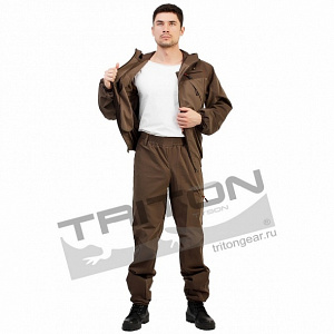 Летний костюм для охоты и рыбалки TRITON Барс (Хлопок, Зеленый)