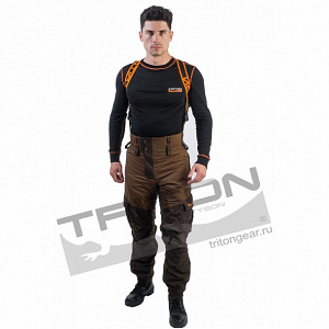 Осенний костюм для охоты и рыбалки TRITON Горка -5 (Твил, коричневый)