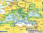 Карта Navionics Gold 43XG Средиземное море, Черное и Азовское моря