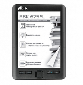 Электронная книга Ritmix RBK-675FL