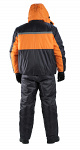Зимний костюм для работы URSUS Стим-Ямал" тёмно-синий с оранжевым -25°C"