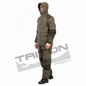 Летний костюм для охоты и рыбалки TRITON Forester Pro (Хлопок, зеленый)