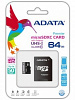 ADATA micro SDXC 64 Гб Class 10