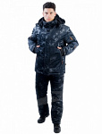 Зимний костюм для рыбалки и охоты TRITON Тритон -15 (Вельбоа, Серый)