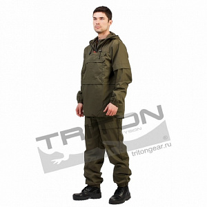 Летний костюм для охоты и рыбалки TRITON Forester (Сорочка, зеленый)