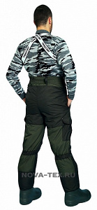Зимний костюм для рыбалки «Скат Зима» -45 (Таслан, Хаки) GRAYLING