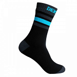 Водонепроницаемые носки DexShell Ultra Dri Sports Socks с голубой полоской DS625WAB